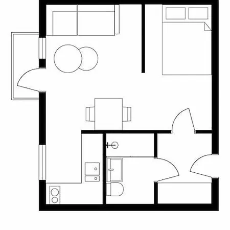 Lägenhet Ultra Flat With Balcony *